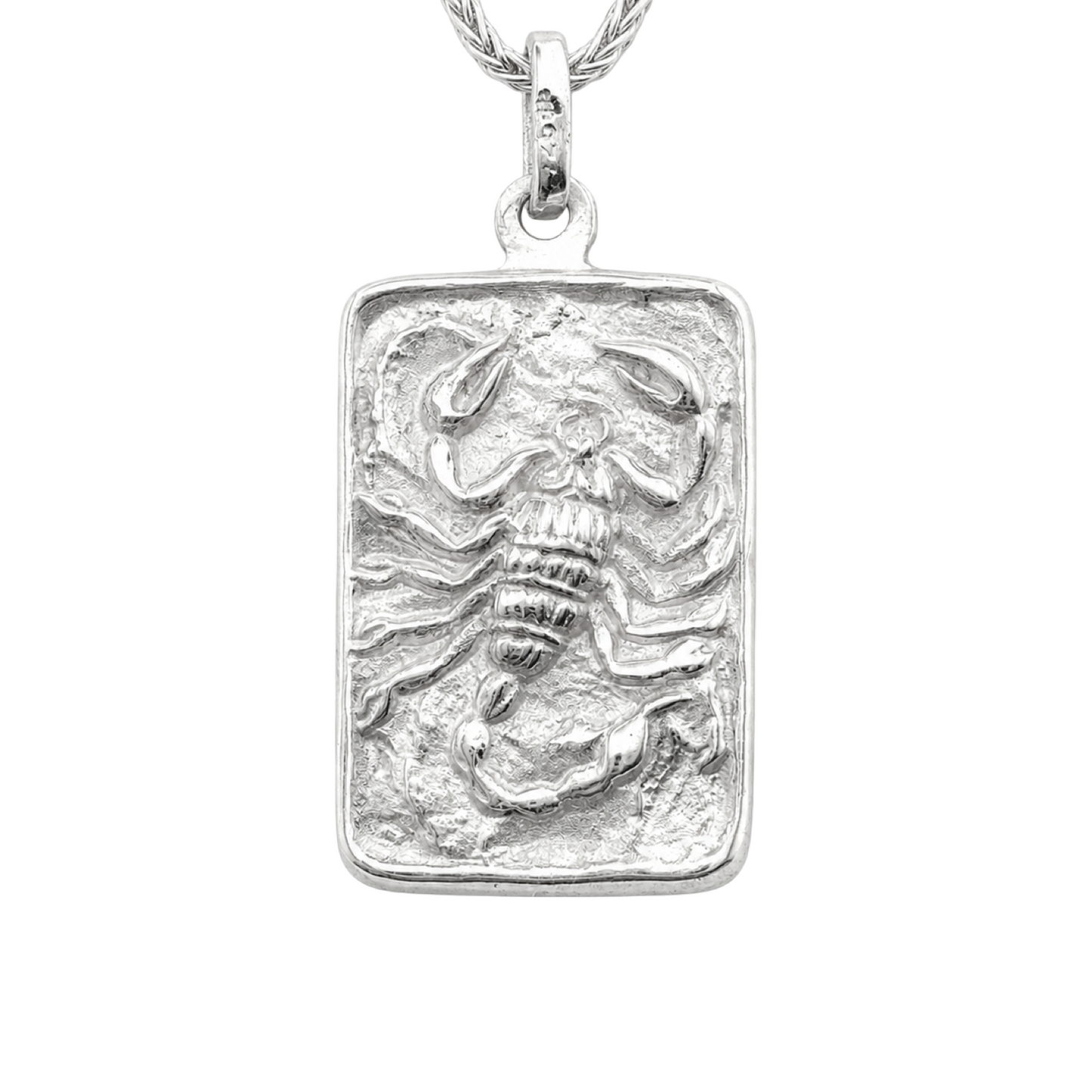 925 Sterling Silver The Scorpio Relic 55cm Necklace
