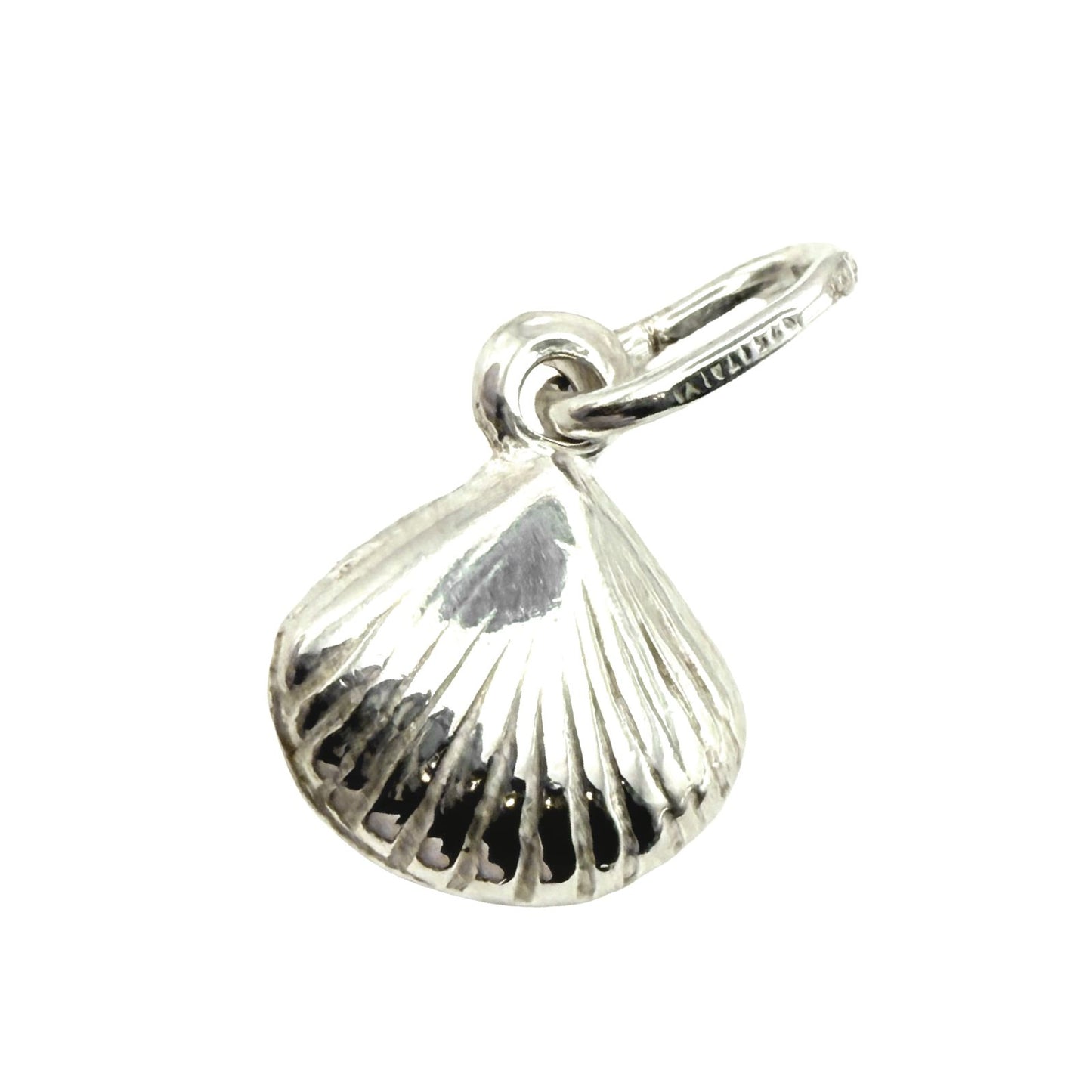 925 Sterling Silver Clam Charm