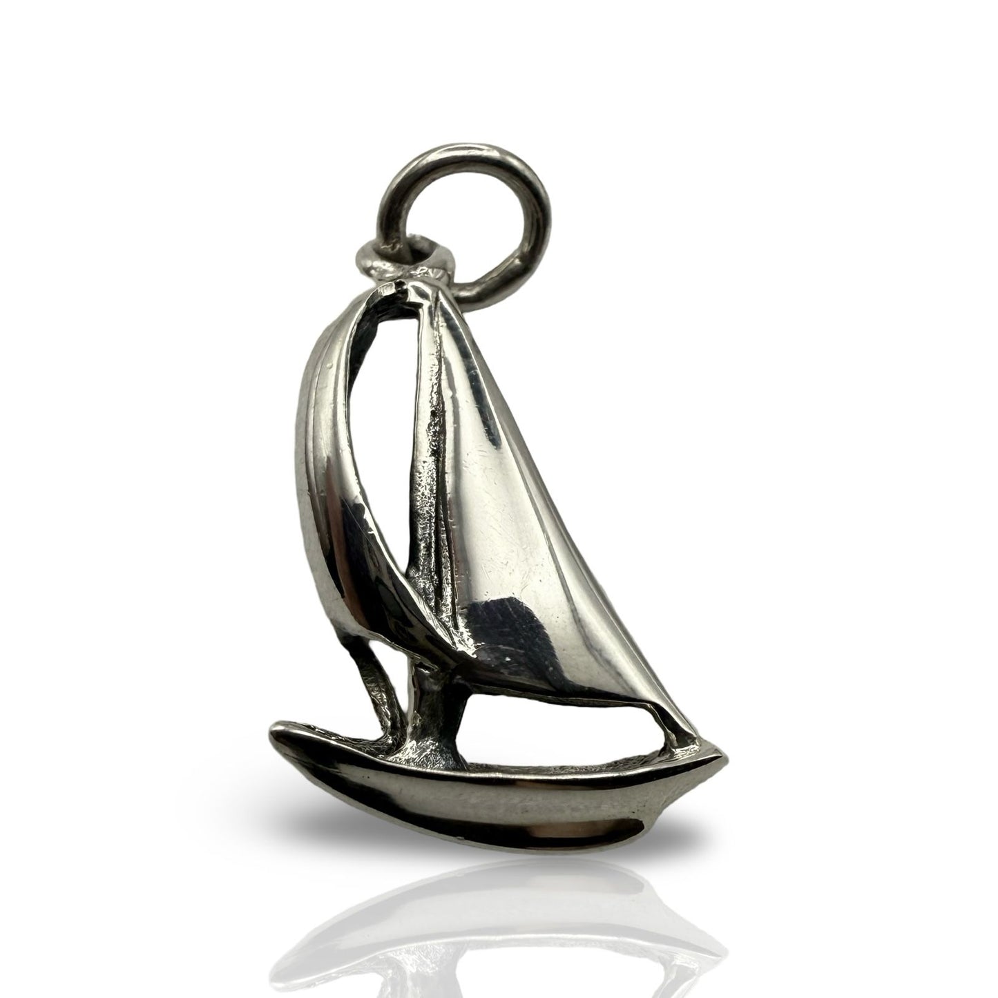 925 Sterling Silver Sail Boat Pendant