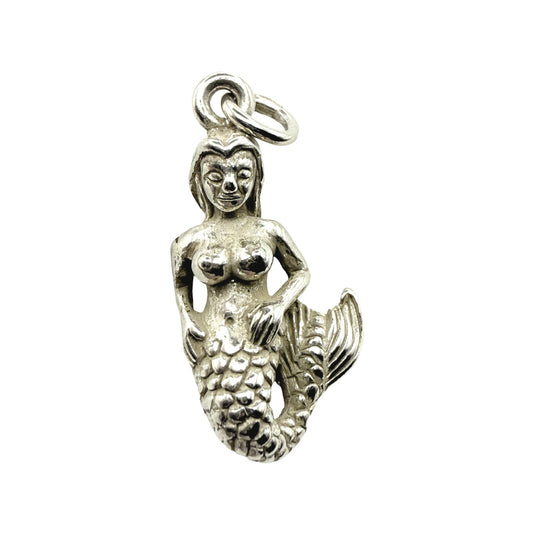 925 Sterling Silver Mermaid Charm