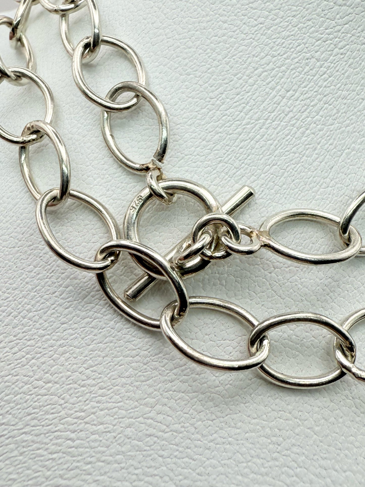 925 Sterling Silver 40cm Link Necklace