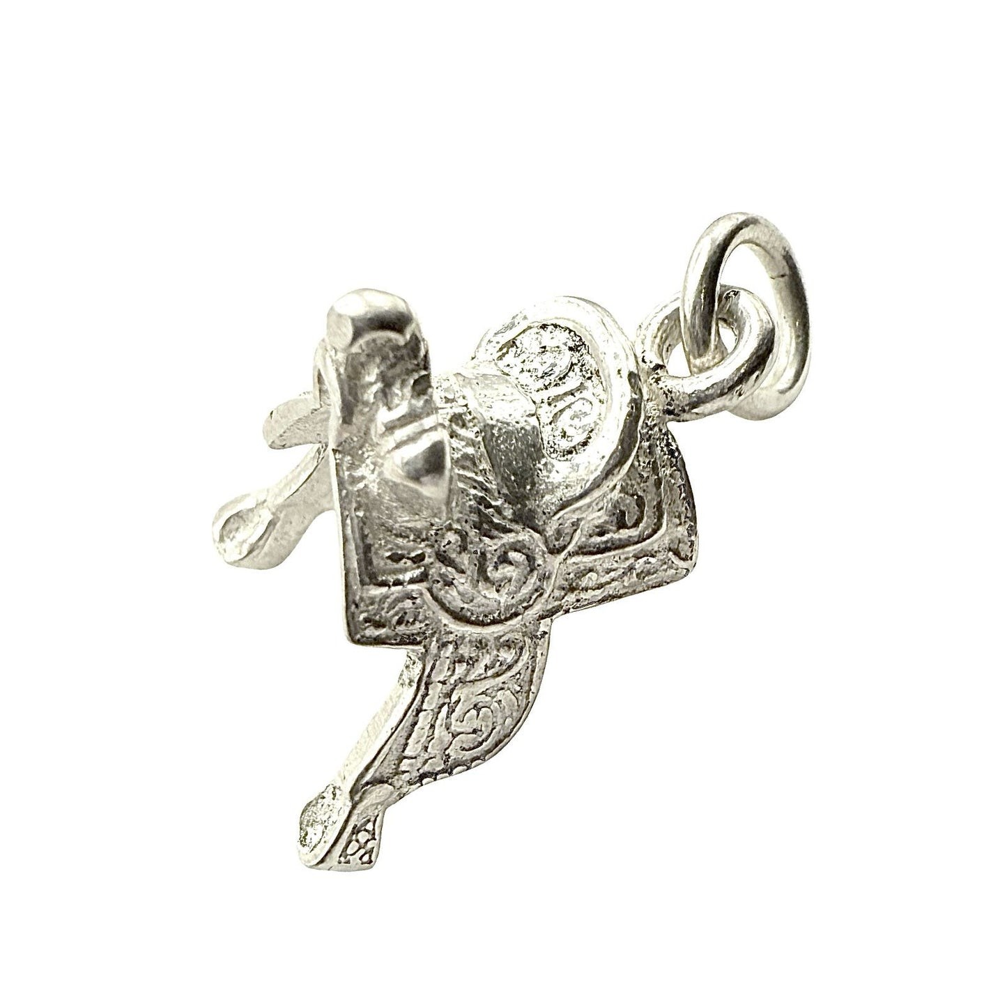 925 Sterling Silver Saddle Charm