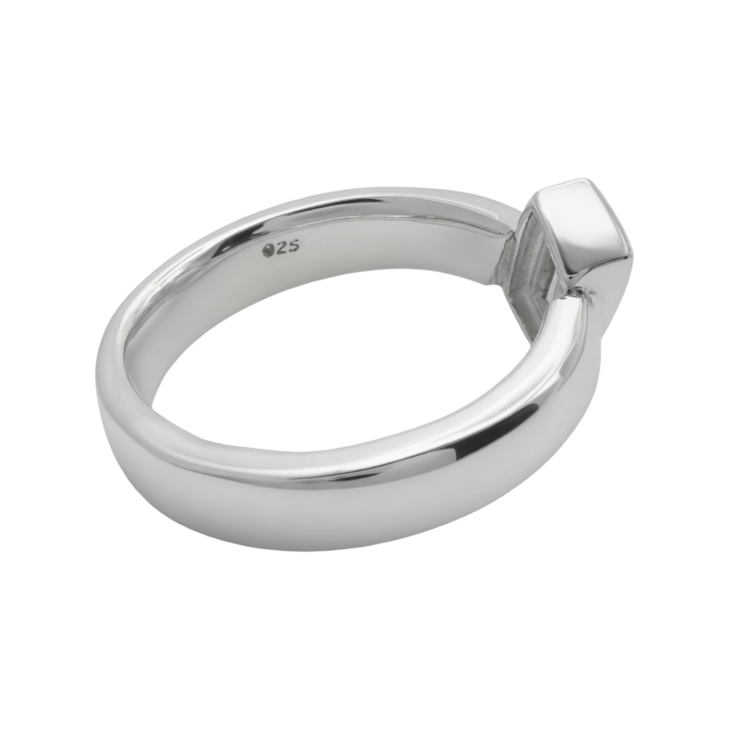 The Tilt Amethyst Handmade Ring Sterling Silver 925
