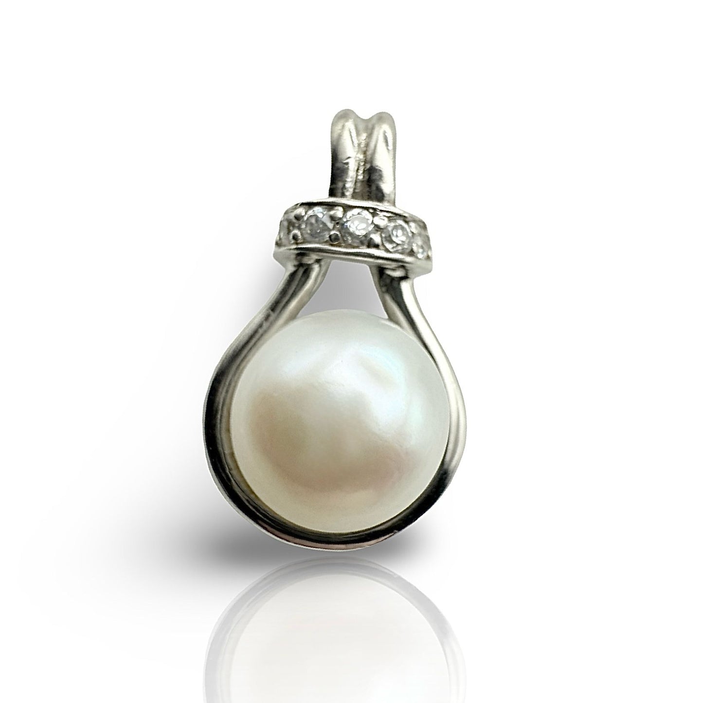 925 Sterling Silver Pearl Ball Pendant