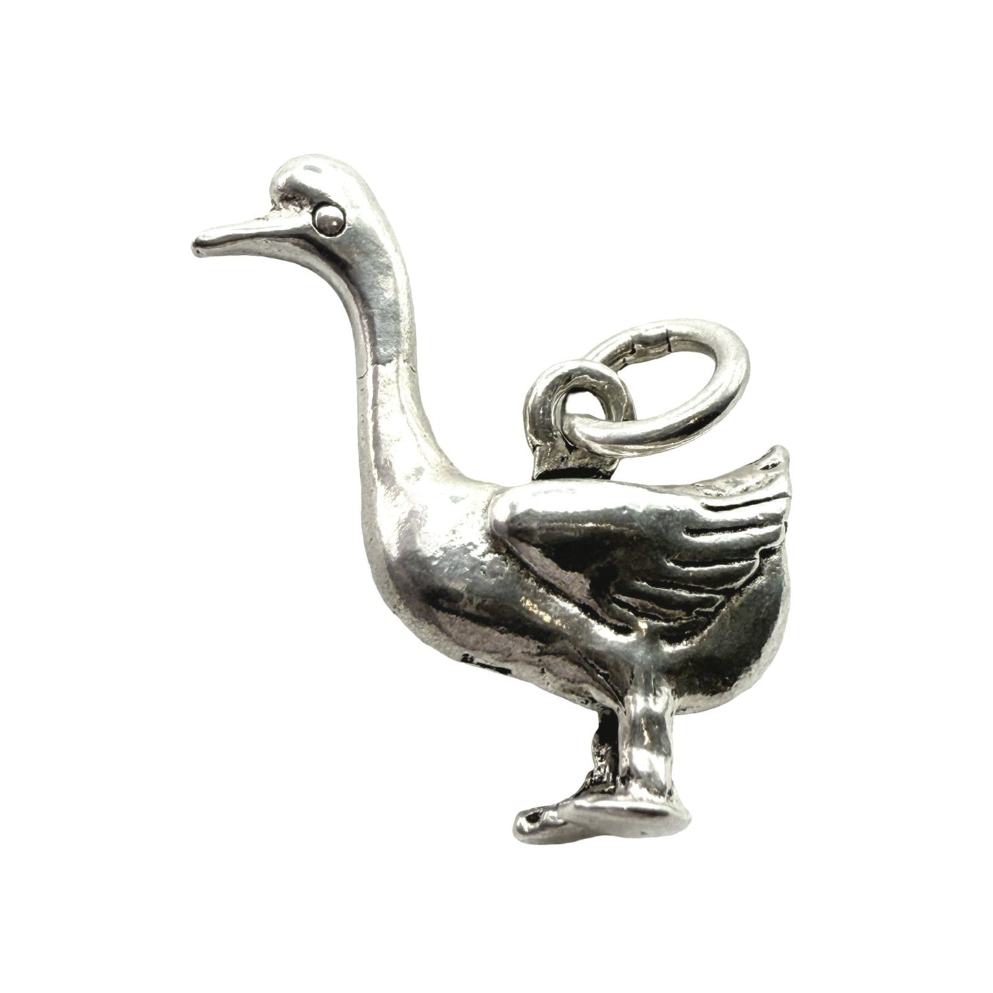 925 Sterling Silver Goose Charm