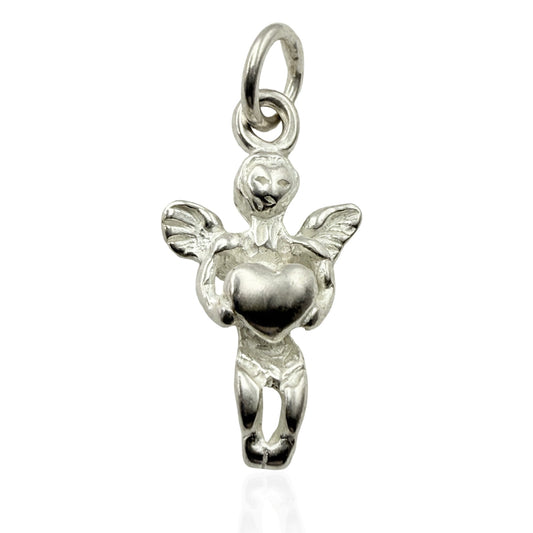 925 Sterling Silver Love Angel Charm