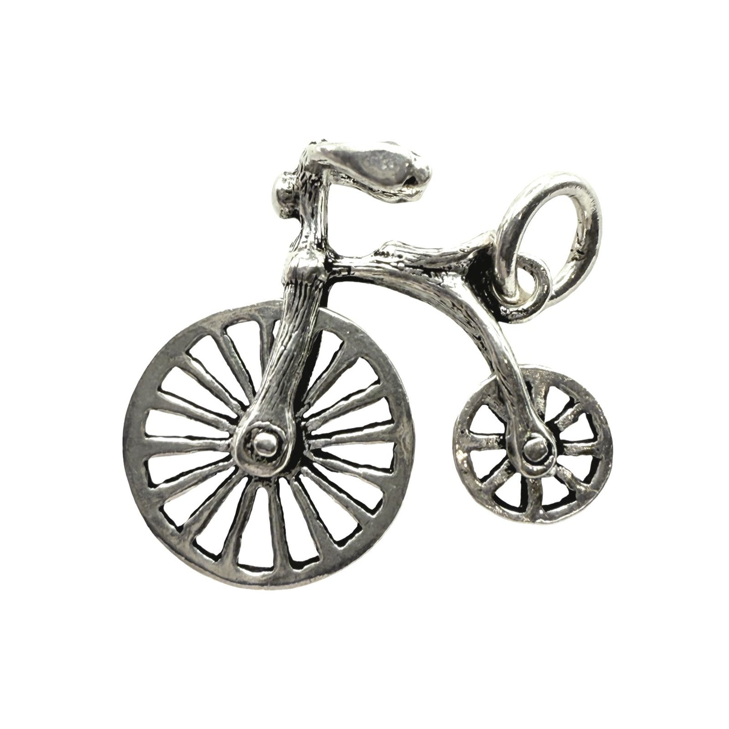 925 Sterling Silver Vintage Bicycle Charm
