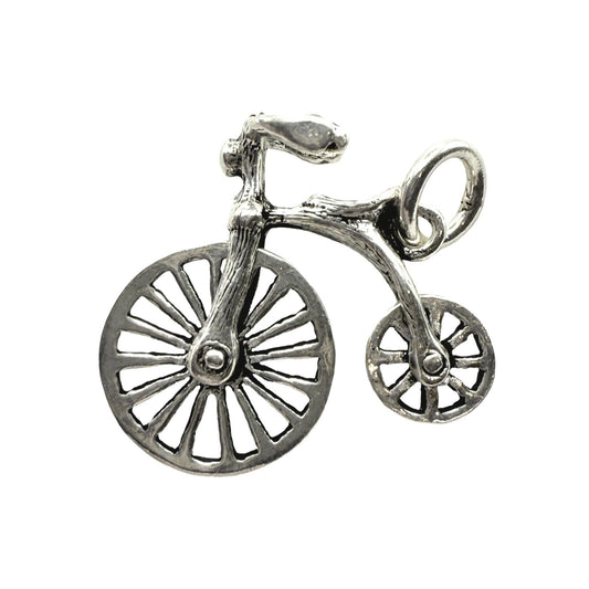 925 Sterling Silver Vintage Bicycle Charm