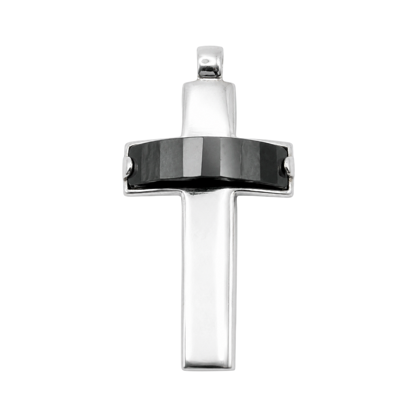925 Sterling Silver Apex Cross Pendant