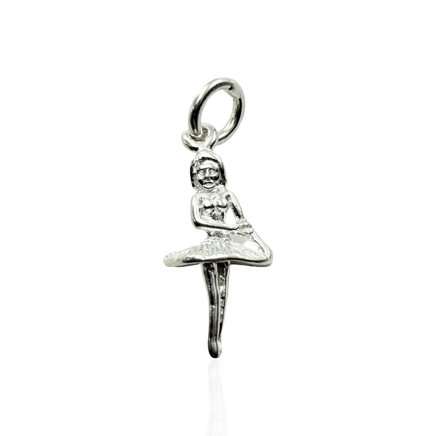 925 Sterling Silver Ballerina Charm