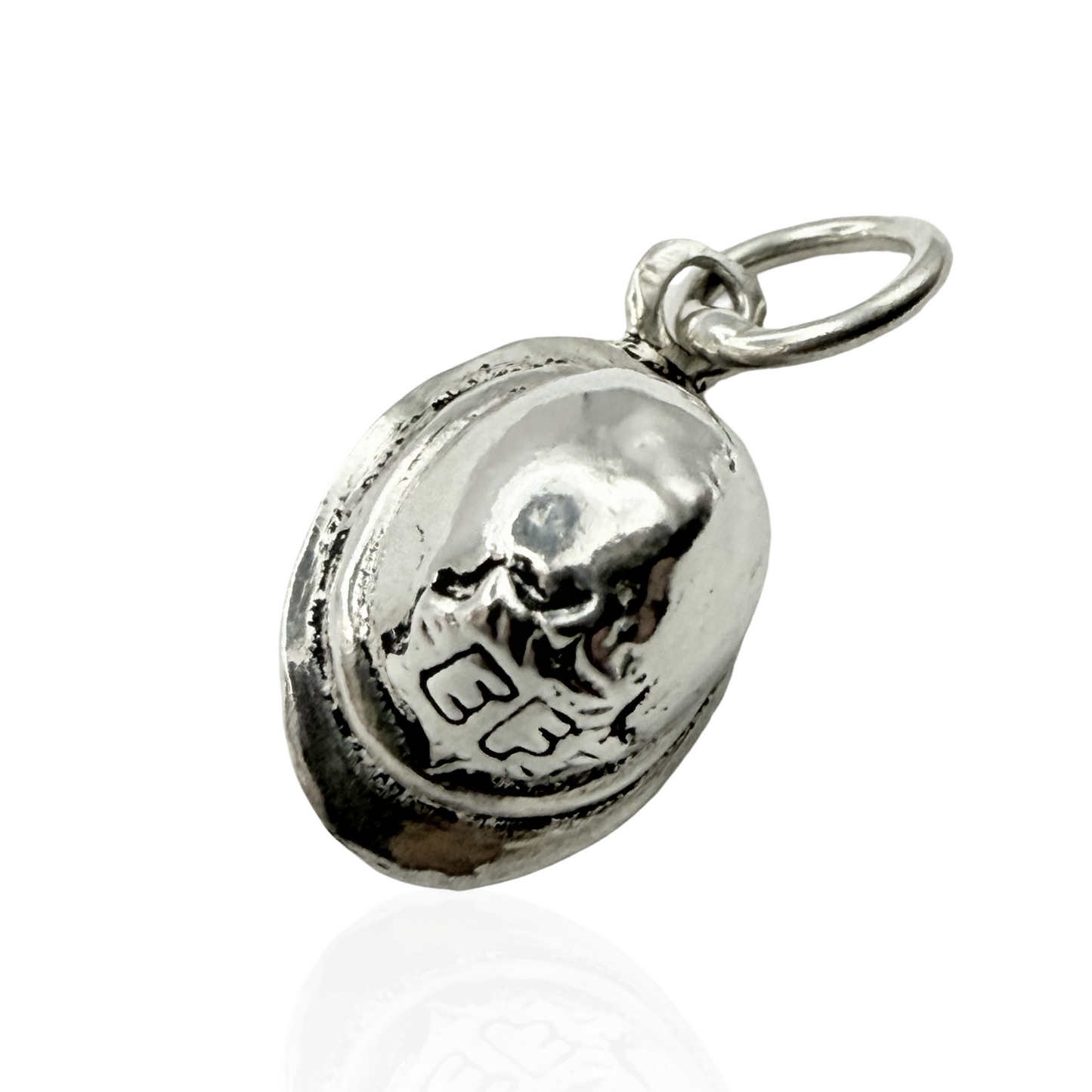 925 Sterling Silver Firefighter Hat Charm