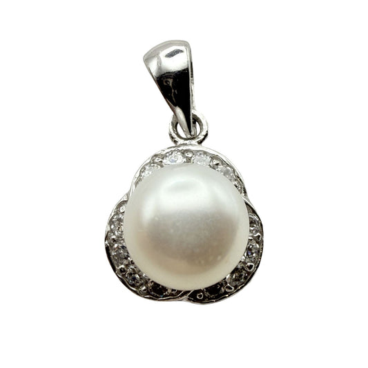 925 Sterling Silver verlapping Pear Drop Pendant