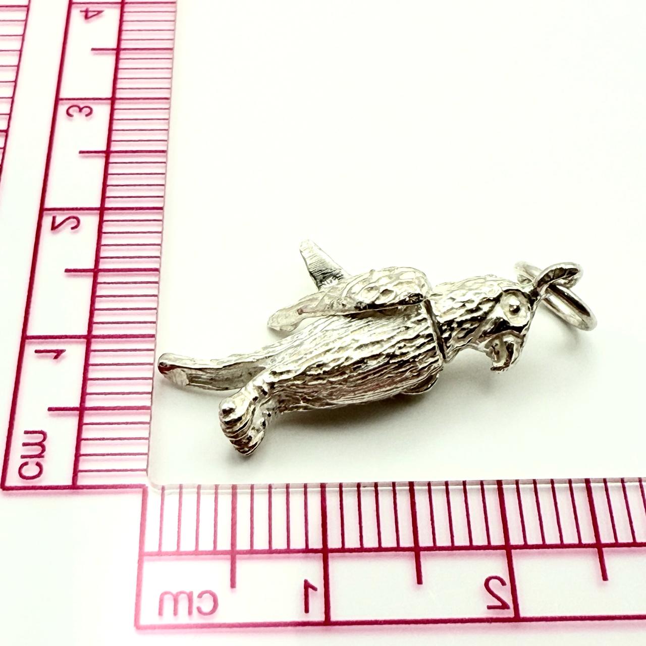 925 Sterling Silver Parrot Charm