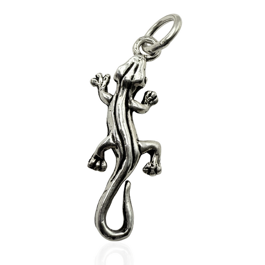 925 Sterling Silver Lizard Charm