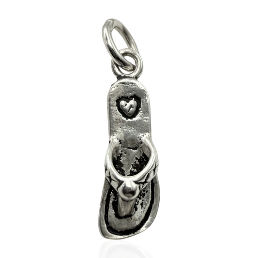 925 Sterling Silver Love Sandal Charm