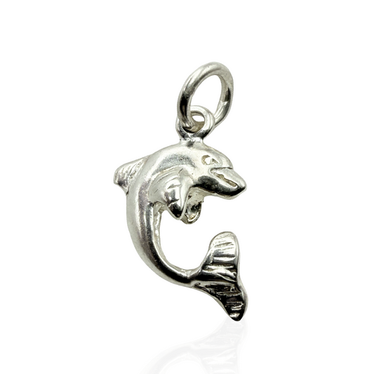 925 Sterling Silver Dolphin Charm