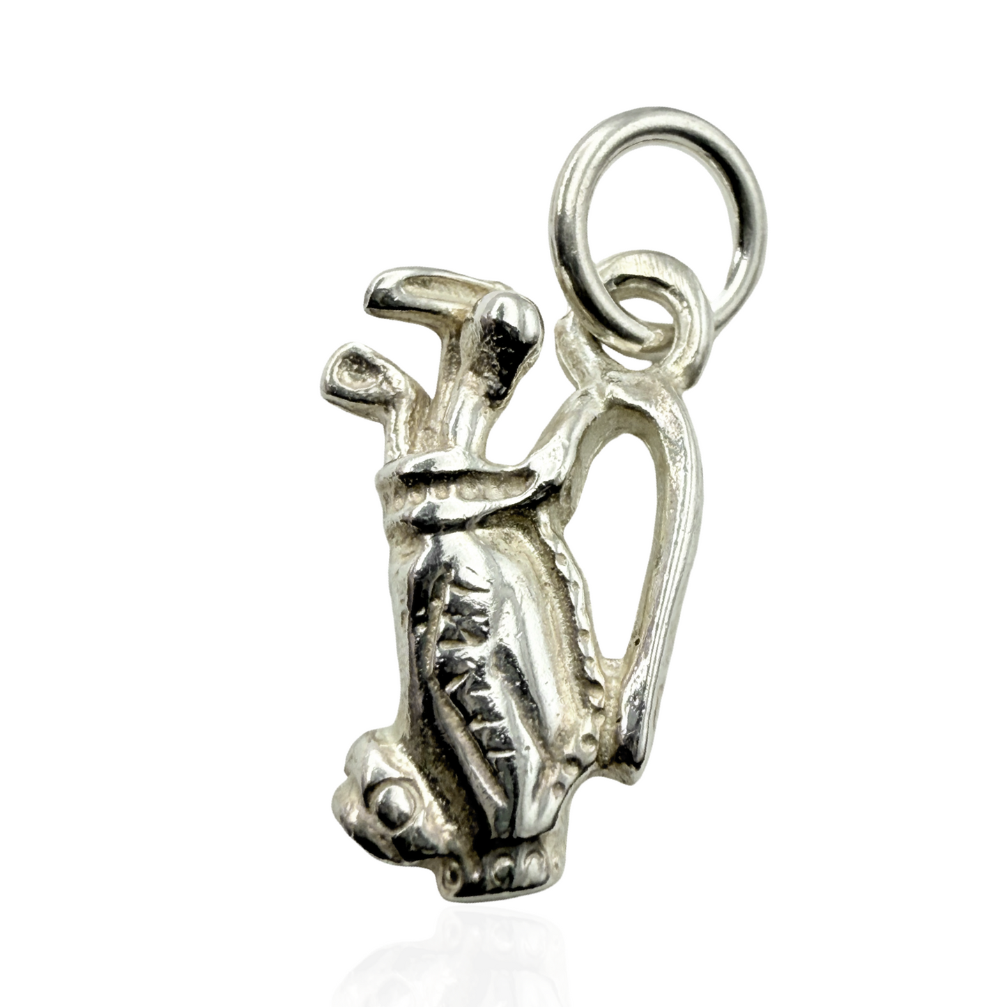 925 Sterling Silver Golf Clubs Charm