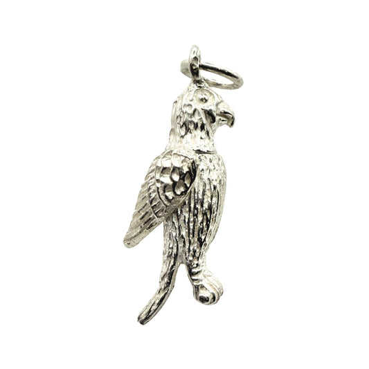 925 Sterling Silver Parrot Charm