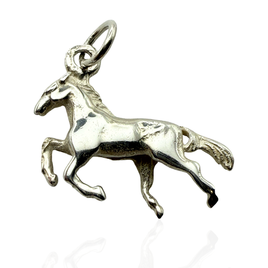 925 Sterling Silver Horse Charm