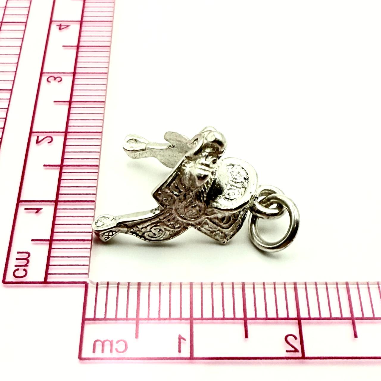 925 Sterling Silver Saddle Charm