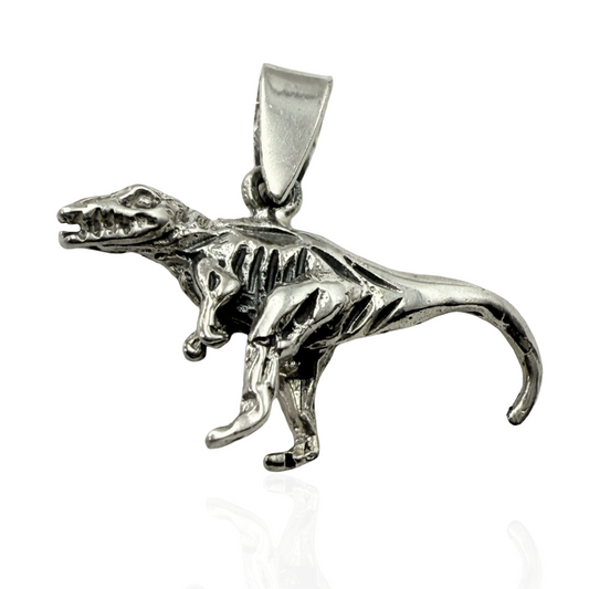 925 Sterling Silver Dinosaur Pendant