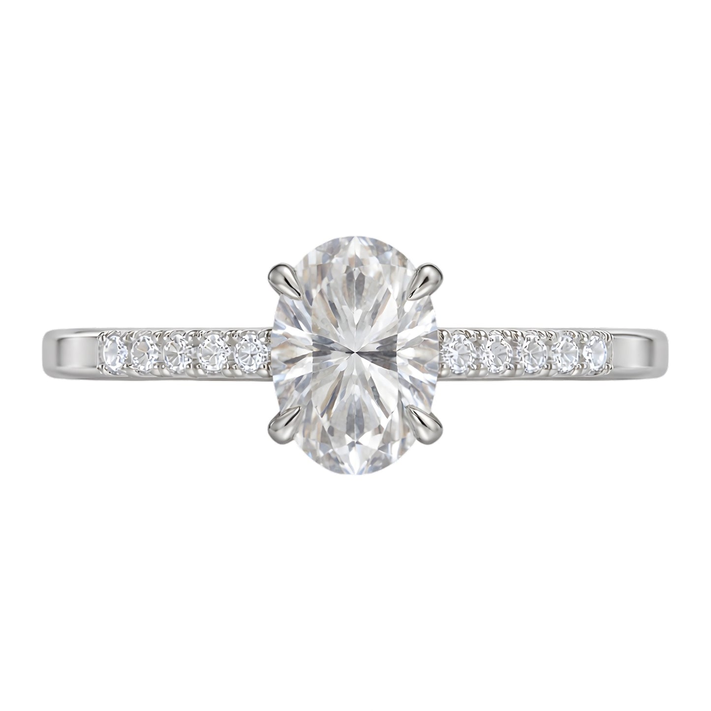 Majestic Teardrop Solitaire Ring
