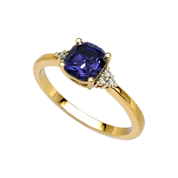 Royal Cushion Solitaire Ring