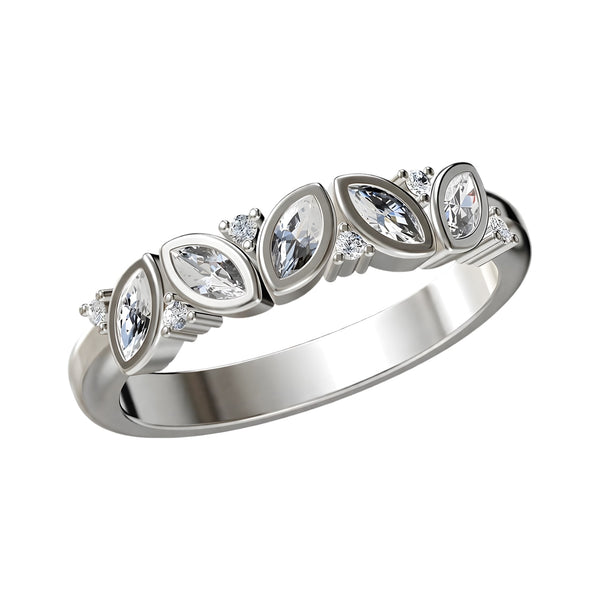 Marquise Rhythm Band Ring