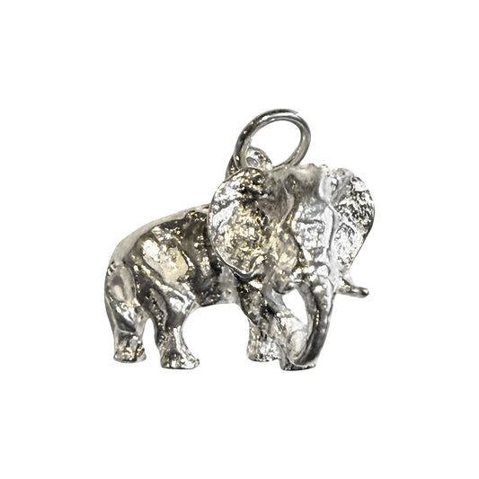 Bespoke Elephant Pendant Sterling Silver 925